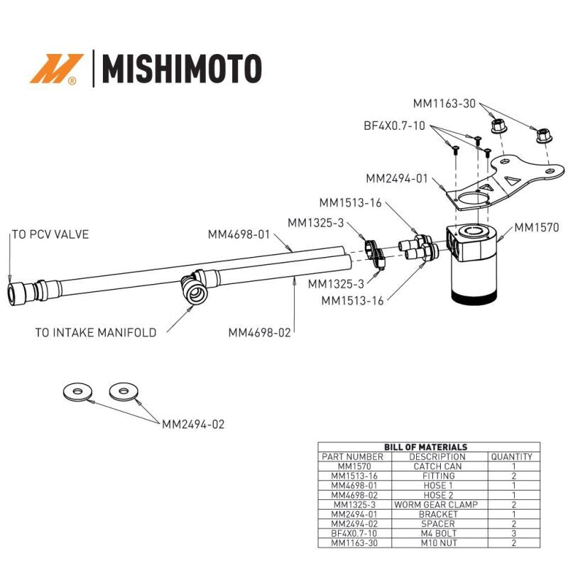 Mishimoto 2024+ Ford Mustang 2.3L EcoBoost Oil Catch Can PCV Side MMBCC-MUS4-24 MMBCC-MUS4-24 User 1