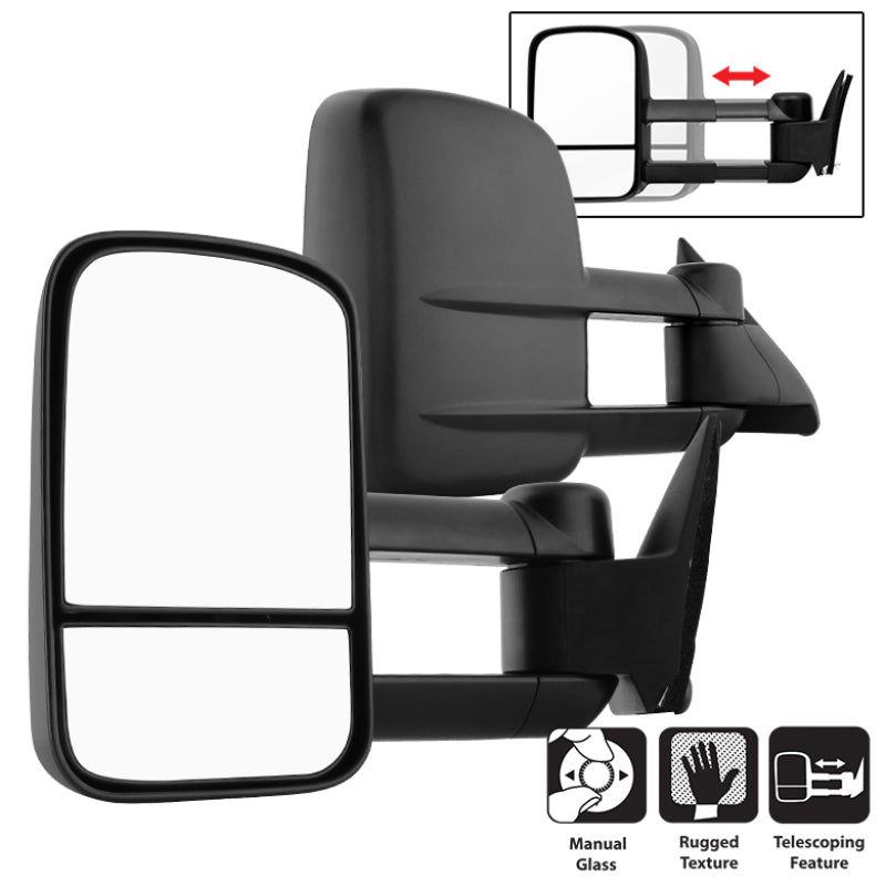 SPYDER xTune Chevy C10 88-98 Manual Extendable - Manual Adjust Mirror - SET MIR-CCK88-MA-SET 9936128 9936128 Photo - Primary
