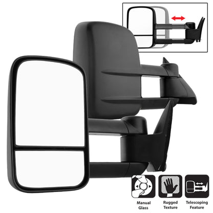 SPYDER xTune Chevy C10 88-98 Manual Extendable - Manual Adjust Mirror - SET MIR-CCK88-MA-SET 9936128 9936128 Photo - Primary