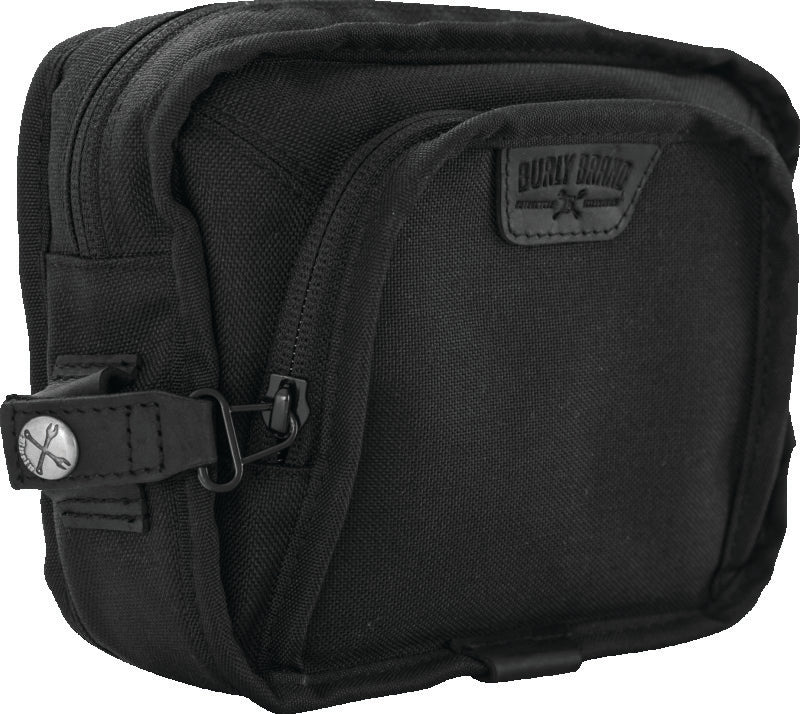 Burly Brand Handlebar Bag - Black B15-1012B B15-1012B User 1