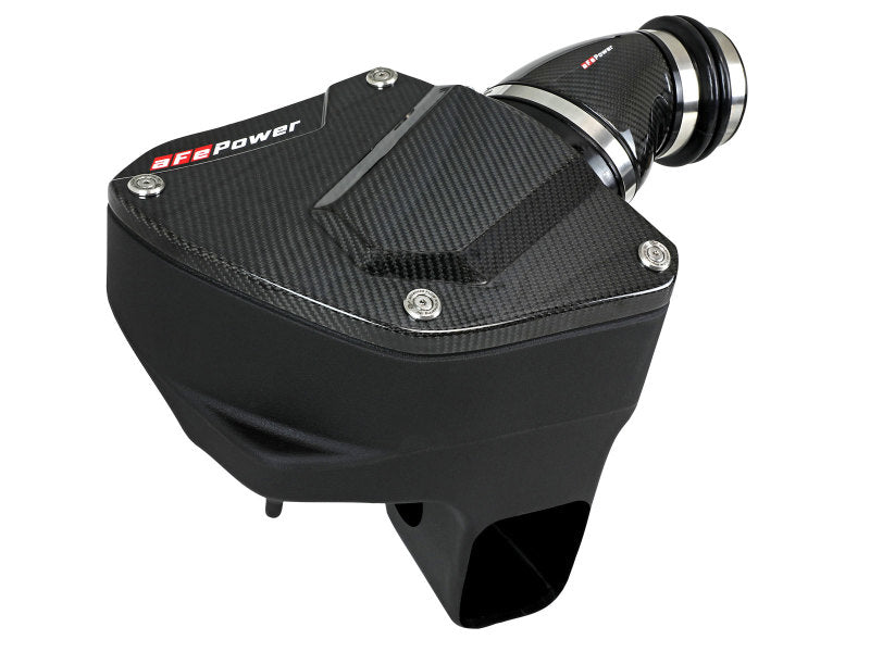 aFe Black Series Stage-2 Carbon Fiber Cold Air Intake System w/ Pro DRY S Media - 18-19 BMW M5 (F90) 58-10005D 58-10005D Photo - Unmounted