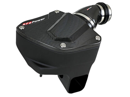 aFe Black Series Stage-2 Carbon Fiber Cold Air Intake System w/ Pro DRY S Media - 18-19 BMW M5 (F90) 58-10005D 58-10005D Photo - Unmounted