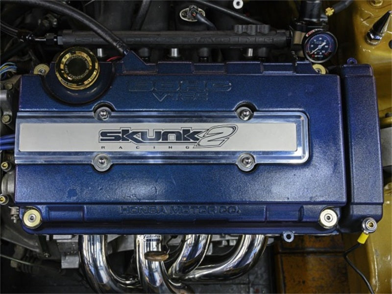 Skunk2 Polished Billet Spark Plug Wire Cover Honda/Acura B Series VTEC 632-05-2090 Photo - Unmounted