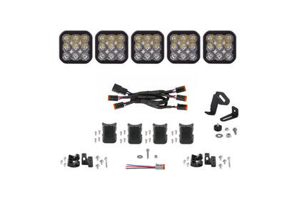 Diode Dynamics SS5 Sport Universal CrossLink 5-Pod Lightbar - White Driving DD7208 DD7208 Photo - Primary