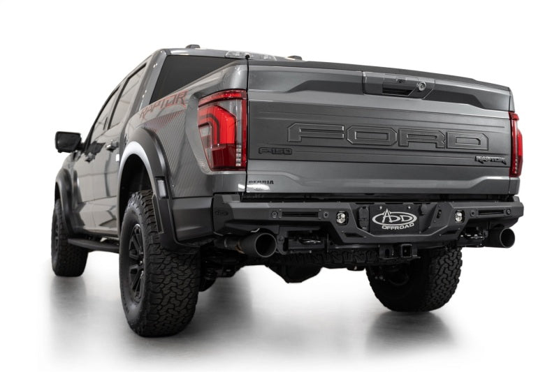 Addictive Desert Designs ADD 2021+ Ford F150 Raptor Rock Fighter Rear Bumper R210121090103 R210121090103 Photo - Mounted