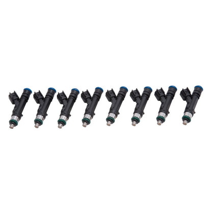 Edelbrock Fuel Injectors 50 Lb/Hr Long 60mm Uscar High Impedance Set of 8 15901 15901 Photo - Primary
