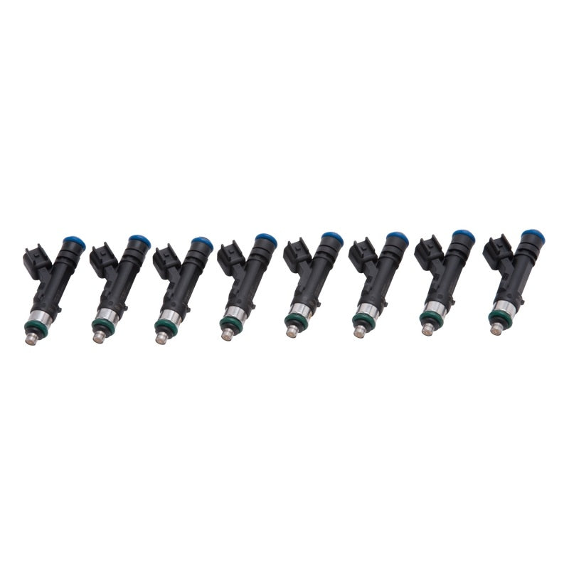 Edelbrock Fuel Injectors 50 Lb/Hr Long 60mm Uscar High Impedance Set of 8 15901 15901 Photo - Primary