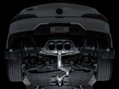 AWE Tuning 2024 Acura Integra Type S DE5 FWD Track Edition Exhaust w/ Triple Chrome Silver Tips 3020-52335 3020-52335 Photo - Mounted