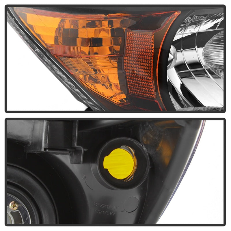 SPYDER xTune 06-08 Toyota RAV4 OEM Style Headlights - Black (HD-JH-TRAV06-AM-BK) 9042850 9042850 Photo - Unmounted