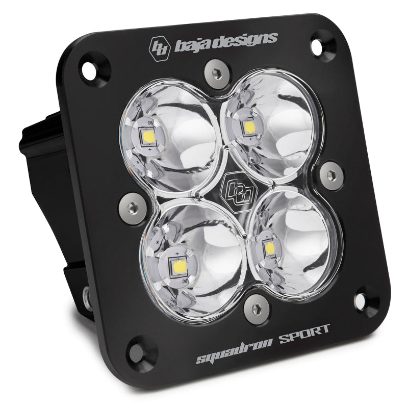 Baja Designs Squadron Sport Black Flush Mount LED Spot - Clear 551001 551001 Photo - Primary