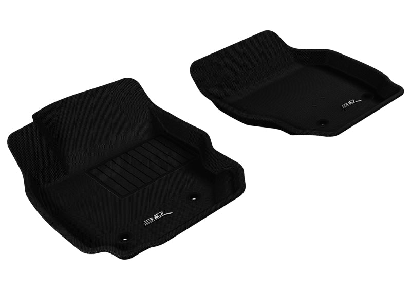 3D MAXpider 2007-2016 Volvo S80 Kagu 1st Row Floormat - Black L1VV00211509 L1VV00211509 Photo - Primary