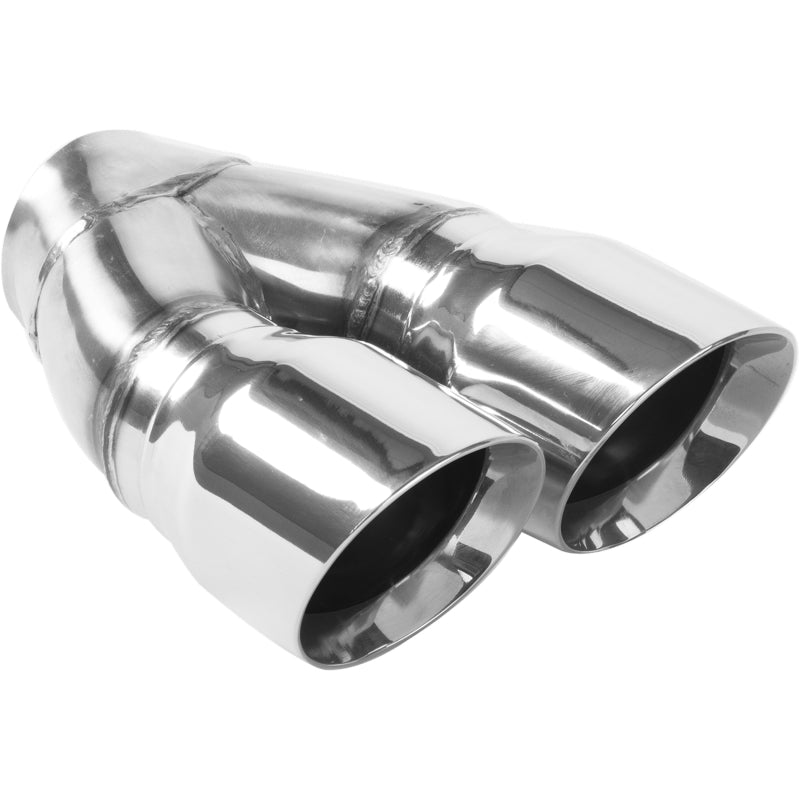 Magnaflow Double Wall 3in Dual Round Polished Tip 2.25in Inlet 35226 35226 Photo - Primary