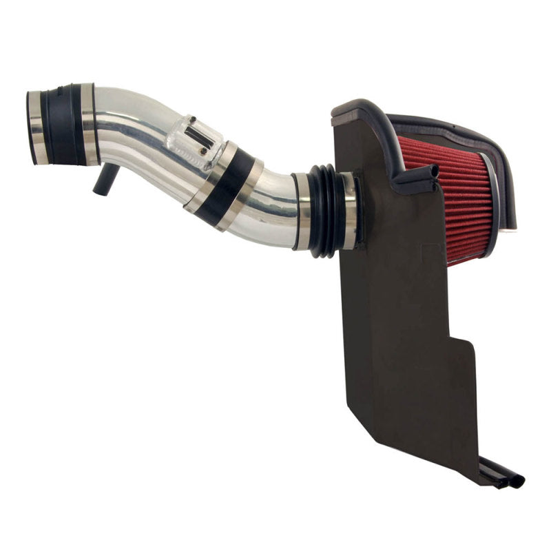 Spectre 11-14 Ford Mustang V6-3.7L F/I Air Intake Kit - Polished w/Red Filter 9929 9929 Photo - Primary