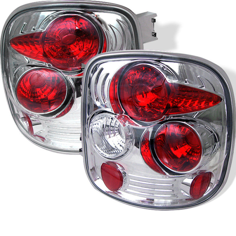 Spyder Chevy Silverado Stepside 99-04 Euro Style Tail Lights Chrome ALT-YD-CS99STS-C 5002112 5002112 Photo - Primary