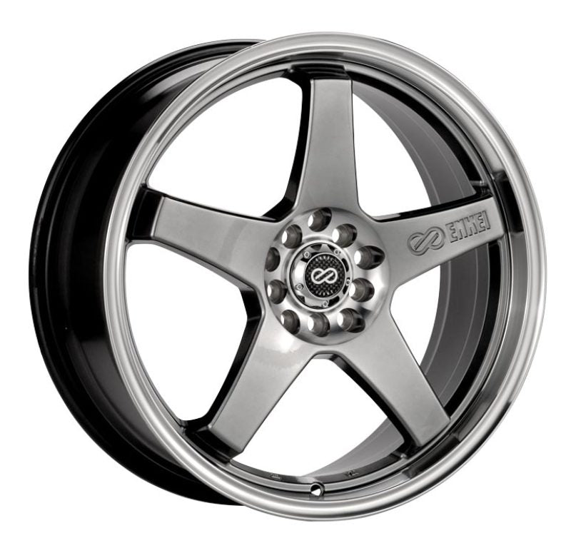 Enkei EV5 Wheel Hyper Black 18x7.5 +38 5x100/114.3 446-875-0238HB Photo - Primary