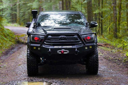 Road Armor 12-15 Toyota Tacoma Stealth Front Winch Bumper w/Lonestar Guard - Tex Blk 905R5B 905R5B Photo - Primary