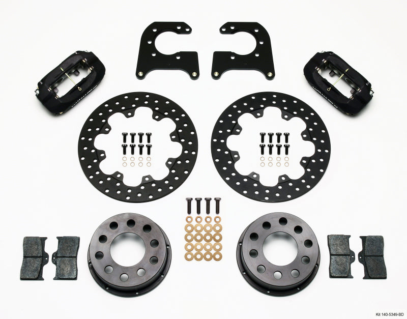 Wilwood FDL Rear Drag Kit,Drilled Rotor 58-64 Olds/Pont,.690" Studs 140-5349-BD Photo - Primary