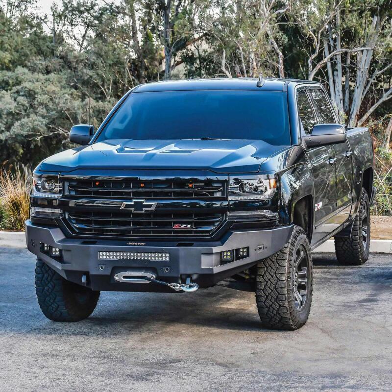 Westin 15-19 Chevrolet Silverado 2500/3500 Pro-Series Front Bumper - Textured Black 58-411165 58-411165 Photo - Mounted