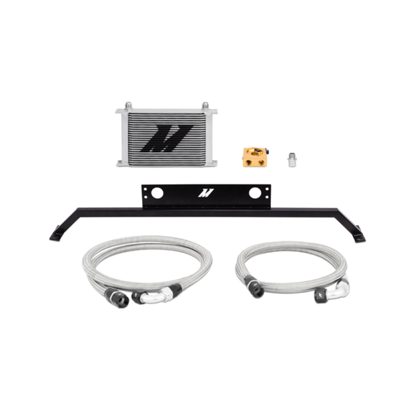 Mishimoto Oil Cooler Kit - Silver Thermostatic 2011-2014 Ford Mustang 5.0L MMOC-MUS-11T Photo - Primary