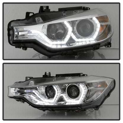 Spyder Signature BMW F30 3 Series 12-14 4DR Projector Headlights - Chrome (PRO-YD-BMWF3012-AFSHID-C) 5086822 5086822 User 6