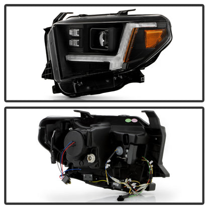 SPYDER Signature 14-21 Toyota Tundra SR/SR5 Projector Headlights - Black (PRO-YD-TTU14V2SI-SBSEQ-BK) 5088802 5088802 User 1