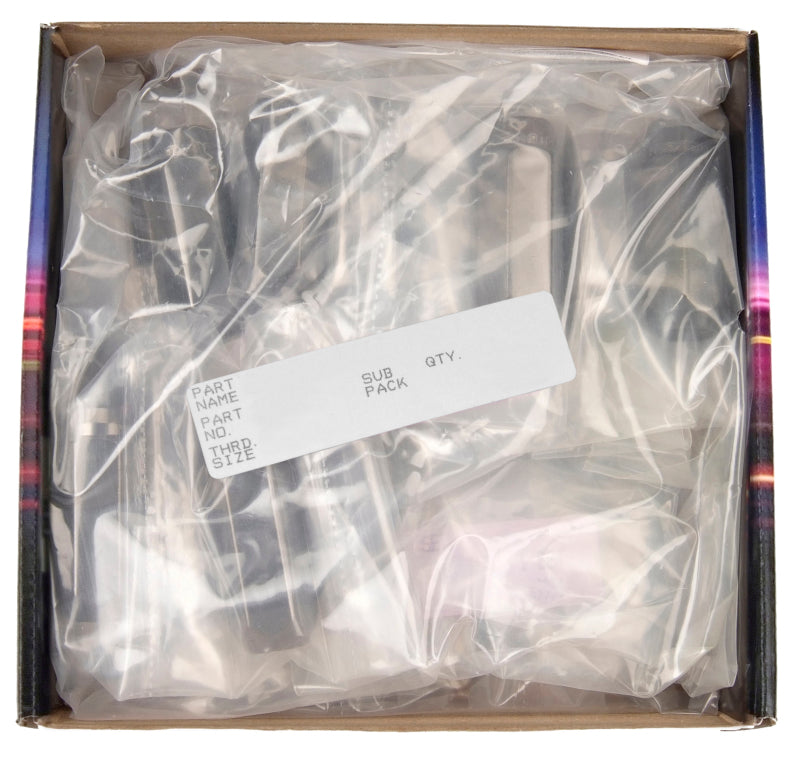 McGard 6 Lug Hex Install Kit w/Locks (Cone Seat Nut) M14X1.5 / 22mm Hex / 1.945in. Length - Black 84640 84640 Photo - in package