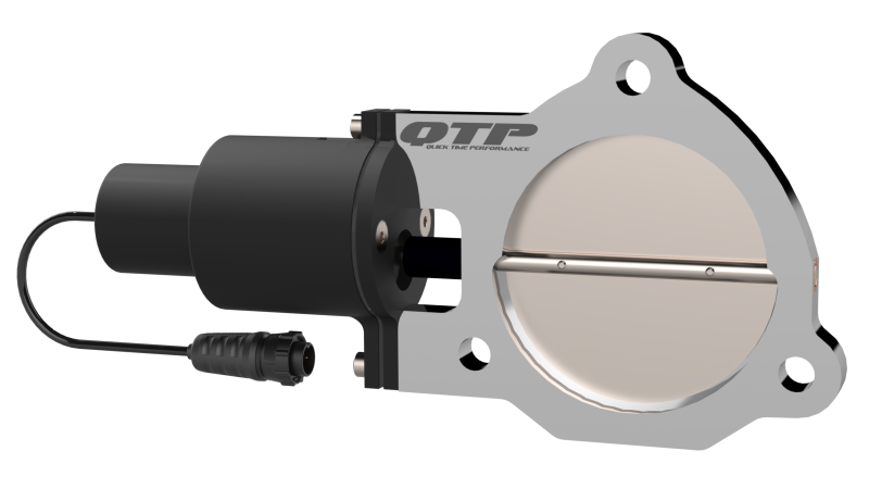 QTP 3.5in Bolt-On QTEC Electric Cutout Valve - Single QTEC35 QTEC35 Photo - Primary