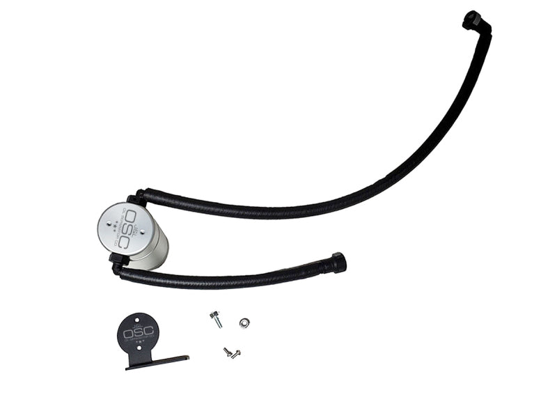 J&L 20-21 Chevrolet Corvette 6.2L LT2 Targa Top Passenger Side Oil Separator 3.0 - Clear Anodized 3088P-C 3088P-C Photo - Primary