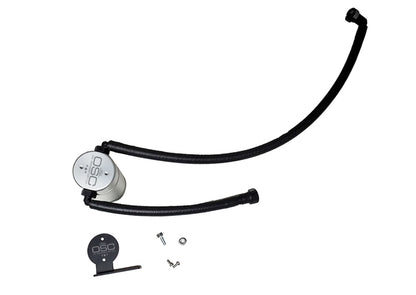 J&L 20-21 Chevrolet Corvette 6.2L LT2 Targa Top Passenger Side Oil Separator 3.0 - Clear Anodized 3088P-C 3088P-C Photo - Primary