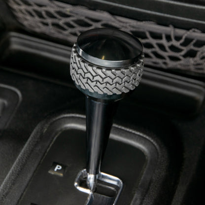 DV8 Offroad 2011-2018 Jeep JK Shift Knob Automatic Black D-JP-181113-BK D-JP-181113-BK Photo - Mounted