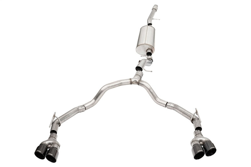 CORSA Performance Corsa 21-22 Suburban / Yukon XL 6.2L 4WD Dual Rear 3in to 2.75in Sport Cat-Back DW 4in BLK Tips 21130BLK 21130BLK Photo - Primary