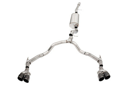 CORSA Performance Corsa 21-22 Suburban / Yukon XL 6.2L 4WD Dual Rear 3in to 2.75in Sport Cat-Back DW 4in BLK Tips 21130BLK 21130BLK Photo - Primary