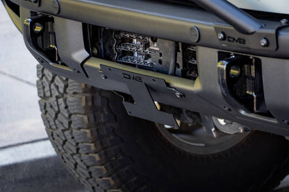 DV8 Offroad 21-22 Ford Bronco Factory Front Bumper Licence Relocation Bracket - Front LPBR-01 LPBR-01 User 2