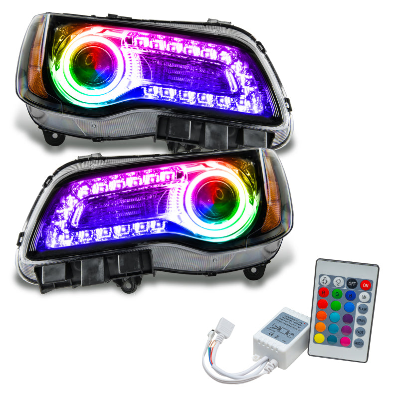 ORACLE Lighting Oracle 11-14 Chrysler 300C SMD HL Black - NON HID - ColorSHIFT DRL - ColorSHIFT w/ Simple Controller 7731-504 7731-504 Photo - Primary