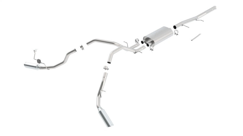 Borla 09-11 Chevrolet Sierra 1500 WT/SLT/SLEi/XFE / Silverado 1500 WT/LT/LTZ/LS SS Catback Exhaust 140341 140341 Photo - Primary