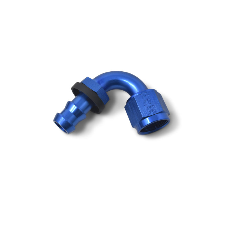 Russell Performance -8 AN Twist-Lok 120 Degree Hose End (3/4in Radius) 626010 626010 Photo - out of package