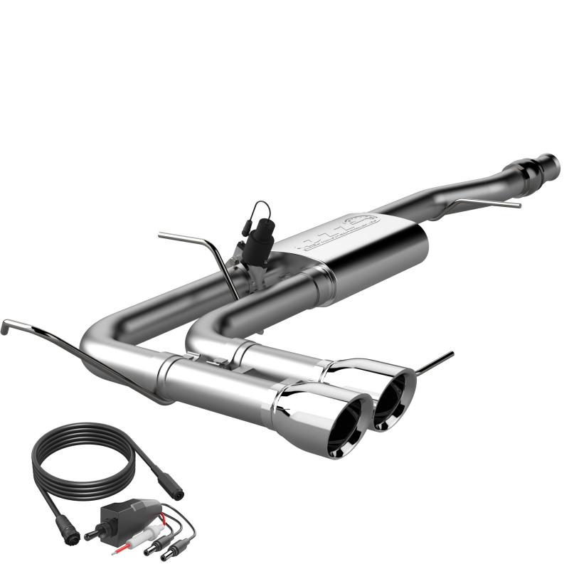 QTP 14-18 Chevy Silverado 1500 4.8L/5.3L EC/CC SB 304SS Screamer Cat-Back Side Exit w/4.5in Tips 410014 410014 Photo - Primary