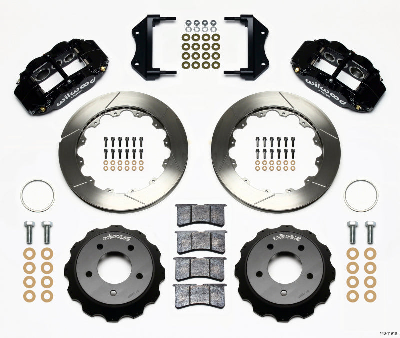 Wilwood Narrow Superlite 6R Front Hat Kit 12.88in 84-87 Corvette C4 140-11918 140-11918 Photo - Primary
