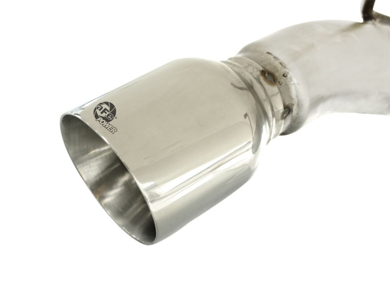 aFe MACH Force-Xp 3in 409 Stainless Steel Cat-Back Exhaust System w/Polish 49-44039-P Photo - Unmounted