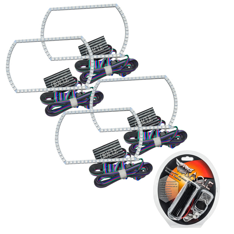 ORACLE Lighting Oracle Chevrolet Silverado 07-13 Halo Kit Square Style - ColorSHIFT 2358-330 2358-330 Photo - Primary