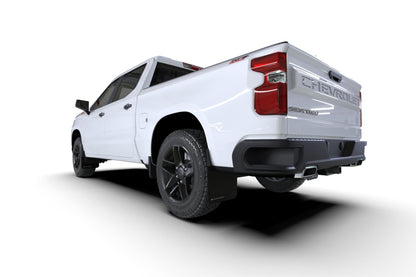 Rally Armor 19-24 Gen 4 Chevy Silverado 1500 Black UR Mud Flap White Logo MF121-UR-BLK-WH MF121-UR-BLK-WH User 1
