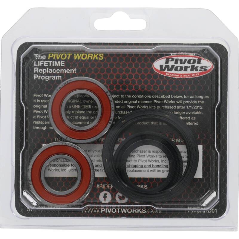 Pivot Works Honda Wheel Bearing Kit Premium Bearings 25-1076-P 25-1076-P Photo - Primary