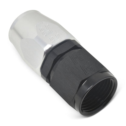 Russell Full Flow Straight Hose Ends - Black / Silver 610043 Photo - out of package