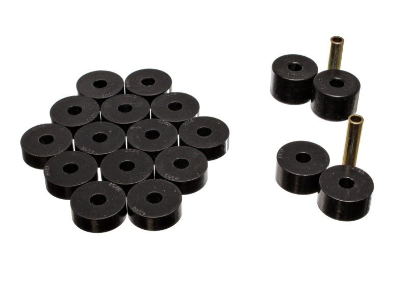 Energy Suspension Body Mount Set Black Jeep CJ5 All 1974-1975 2.4106G Photo - Primary