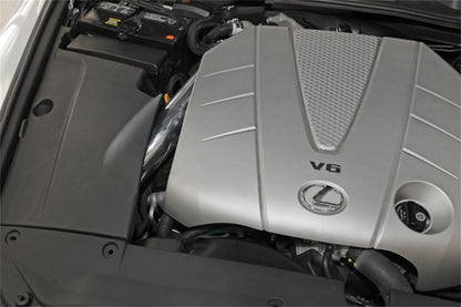 Spectre 06-12 Lexus IS250/IS350 V6-2.5/3.5L F/I Air Intake Kit - Polished w/Red Filter 10190 10190 Photo - Mounted