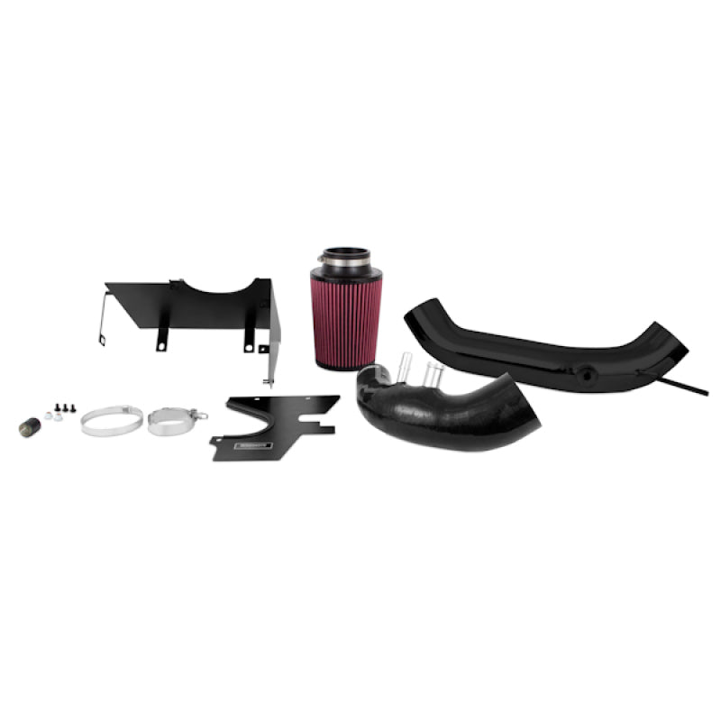 Mishimoto Wrinkle Black Performance Air Intake - Ford Mustang EcoBoost 2015+ MMAI-MUS4-15WBK Photo - Primary