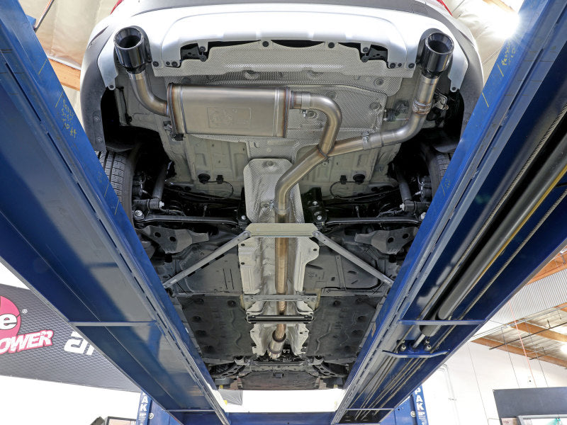 aFe MACHForce XP Exhausts Axle-Back 15-21 BMW X1 2.0L (t) (SS w/Black Tips) 49-36349-B 49-36349-B Photo - Mounted