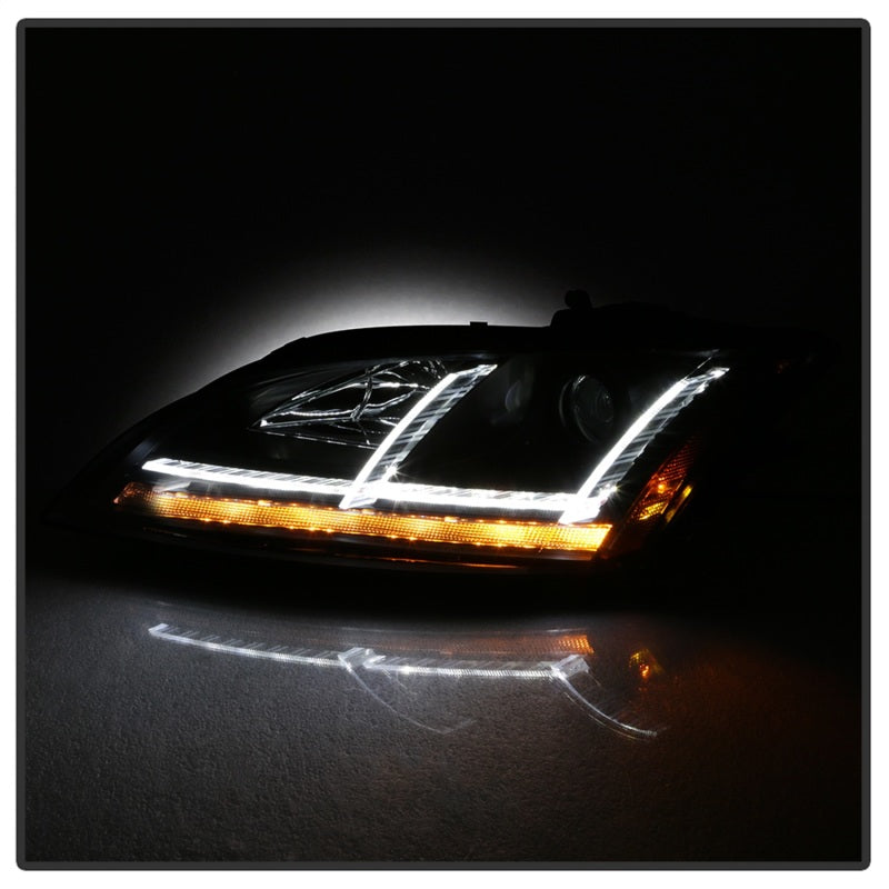 Spyder 08-15 Audi TT HID Xenon Projector Headlights w/Seq Turn Signal - Blk (PRO-YD-ATT08-HID-BK) 5085542 5085542 Photo - Unmounted