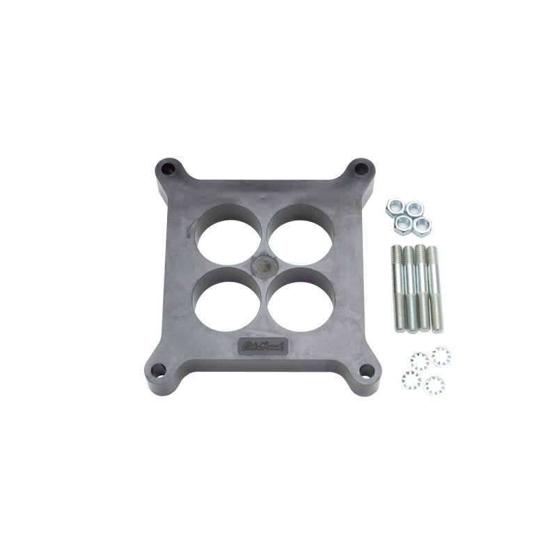 Edelbrock Carb Spacer 1-Inch 4-Hole 8711 Photo - Primary