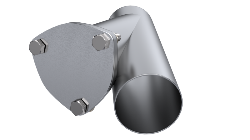 QTP 3in Weld-On QTEC Exhaust Cutout Y-Pipe 10300 10300 Photo - Primary